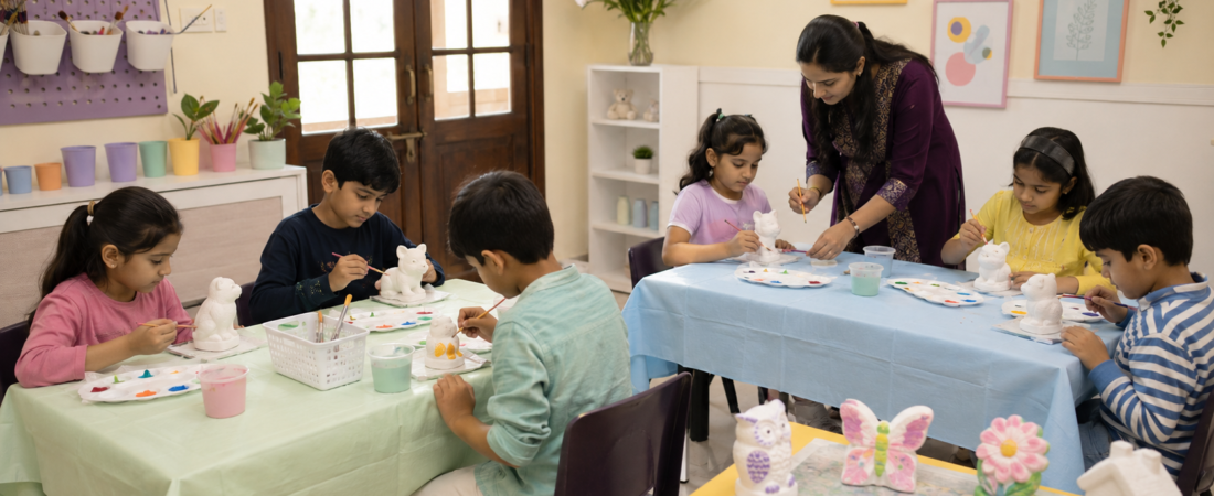 Kids painting workshop in Islamabad