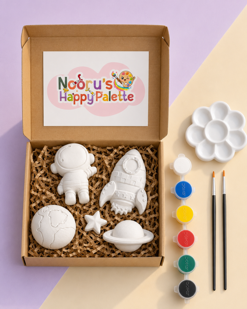 Nooru’s Happy Palette space painting kit