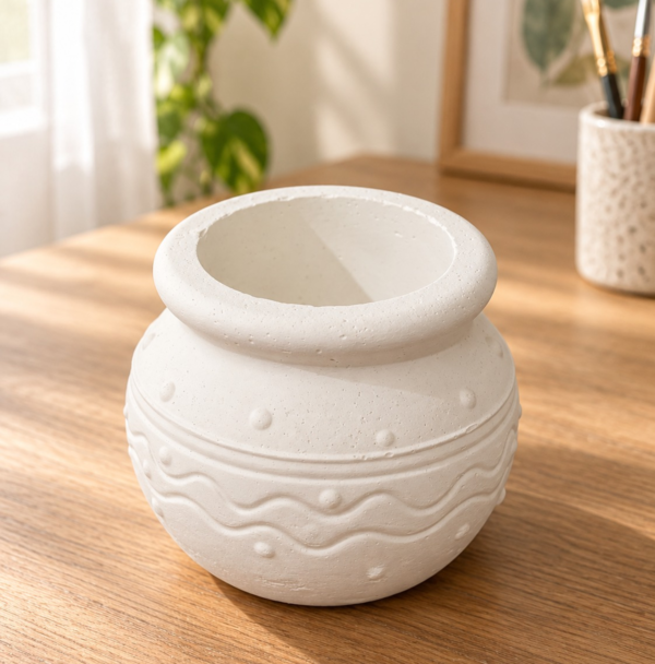 Round Decorative Pot DIY Painting Kit