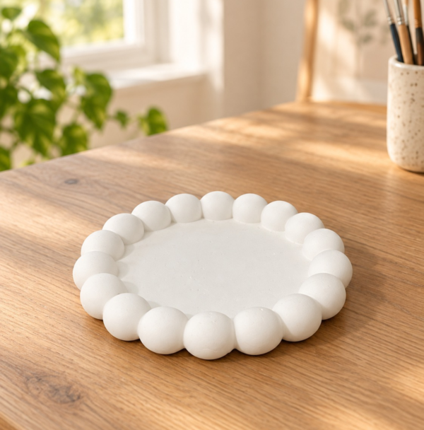 Bubble Edge Round Tray DIY Painting Kit